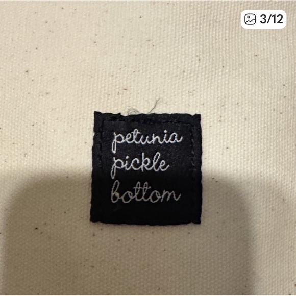 Petunia Pickle Bottom Boxy Backpack Canvas Cream And Black Baby Diaper Bag - Picture 3 of 12